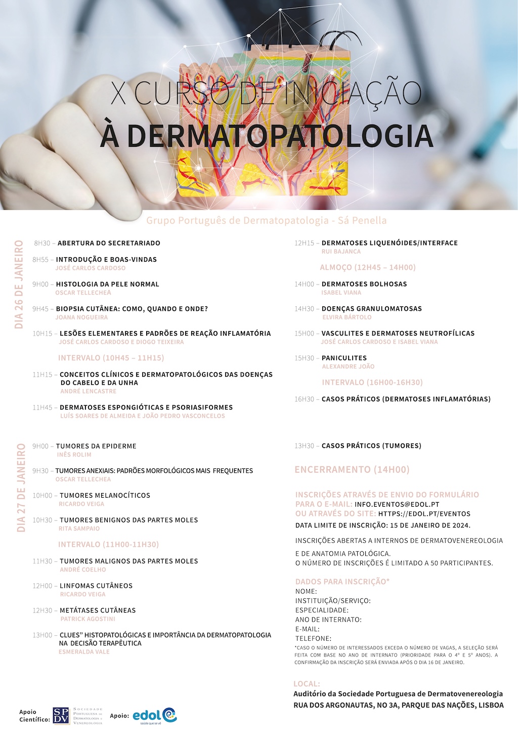 X Curso de Iniciação à Dermatopatologia